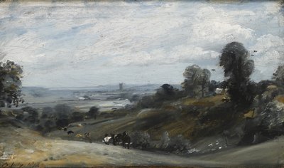 Dedham Vale desde Langham, siglo XIX de John Constable